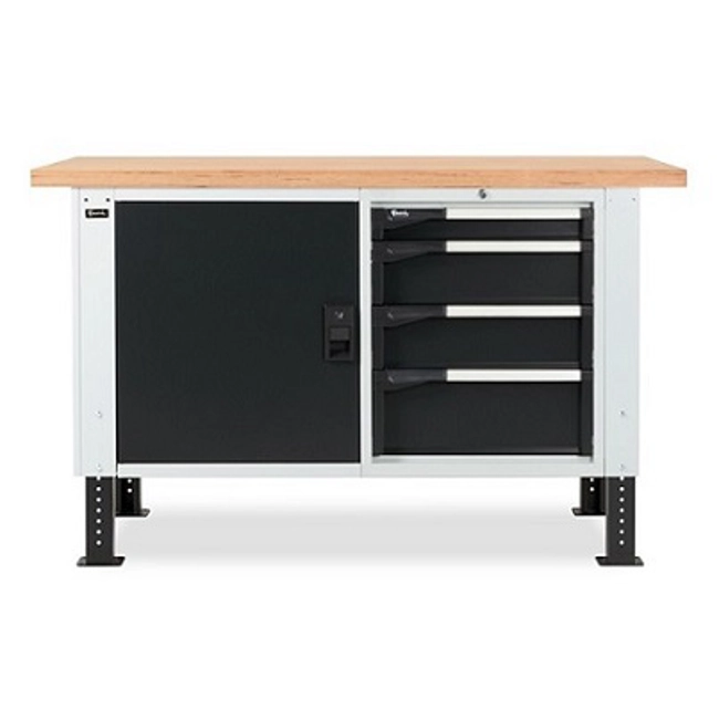 Vendita online Banco Work Master BR 1502 piano Multiplex mm.1500x750x740/1115H - Grigio